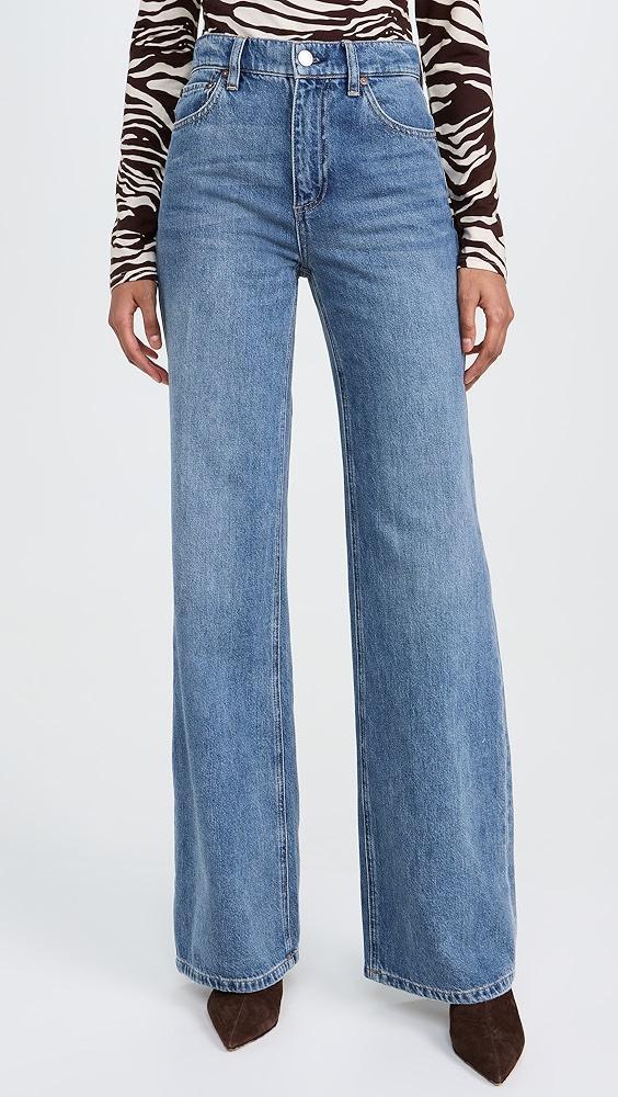 alice + olivia Weezy Full Length Jeans | Shopbop Product Image