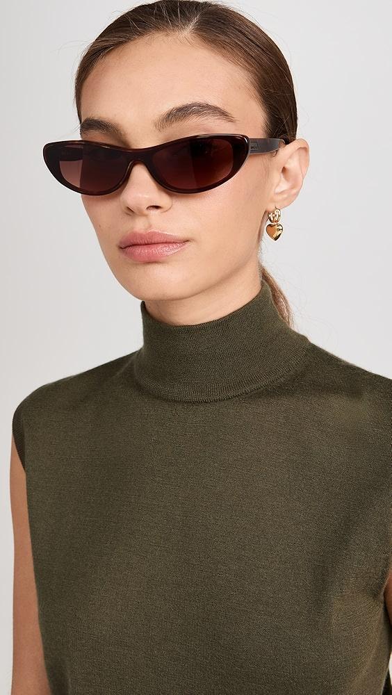 Quay Quay x Guizio Slate Sunglasses | Shopbop Product Image