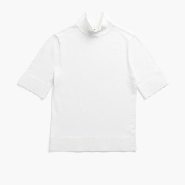 Bone Women’s Atlas Air Short Sleeve Mockneck Product Image