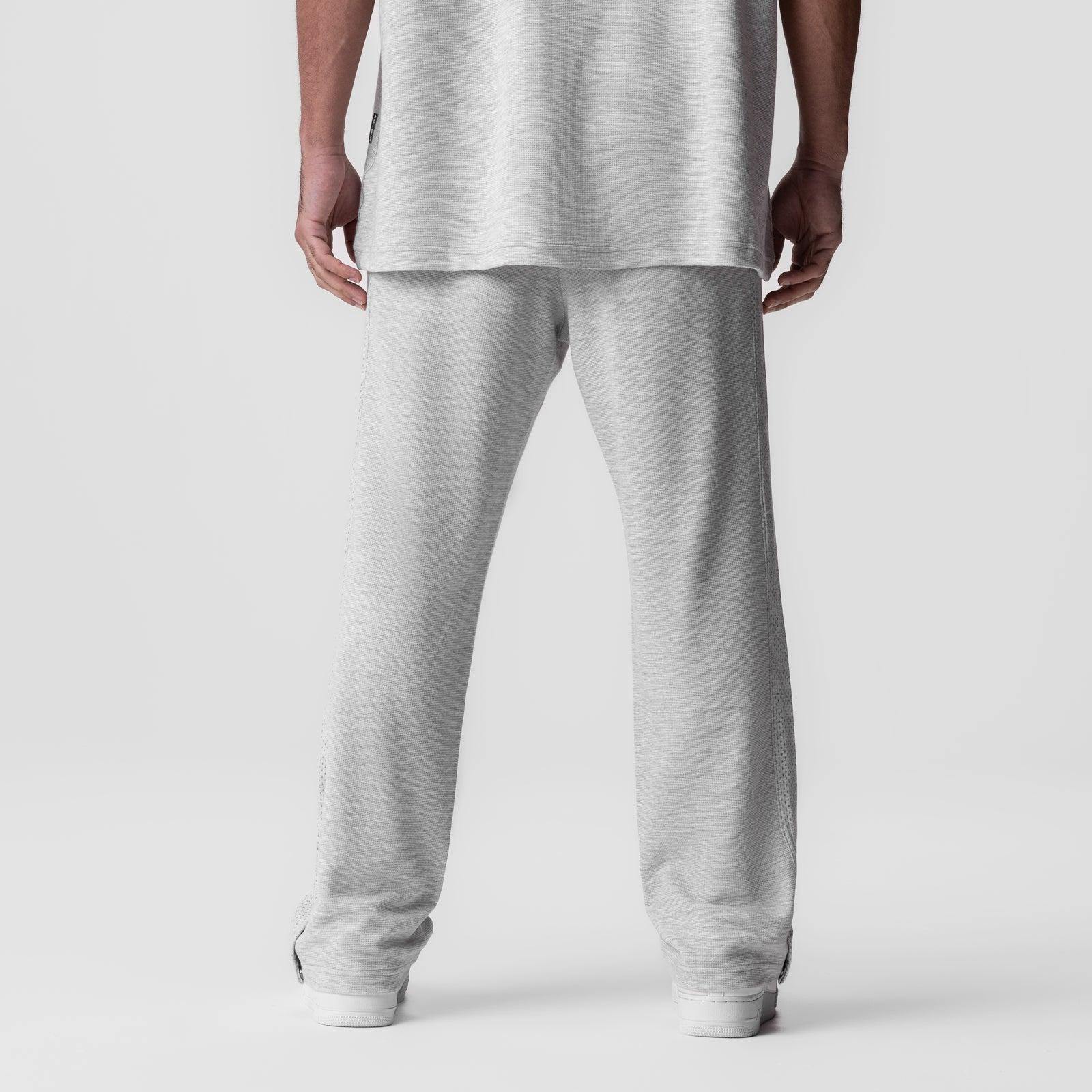 0957. Waffle Knit Relaxed Sweatpant - Heather Grey Product Image