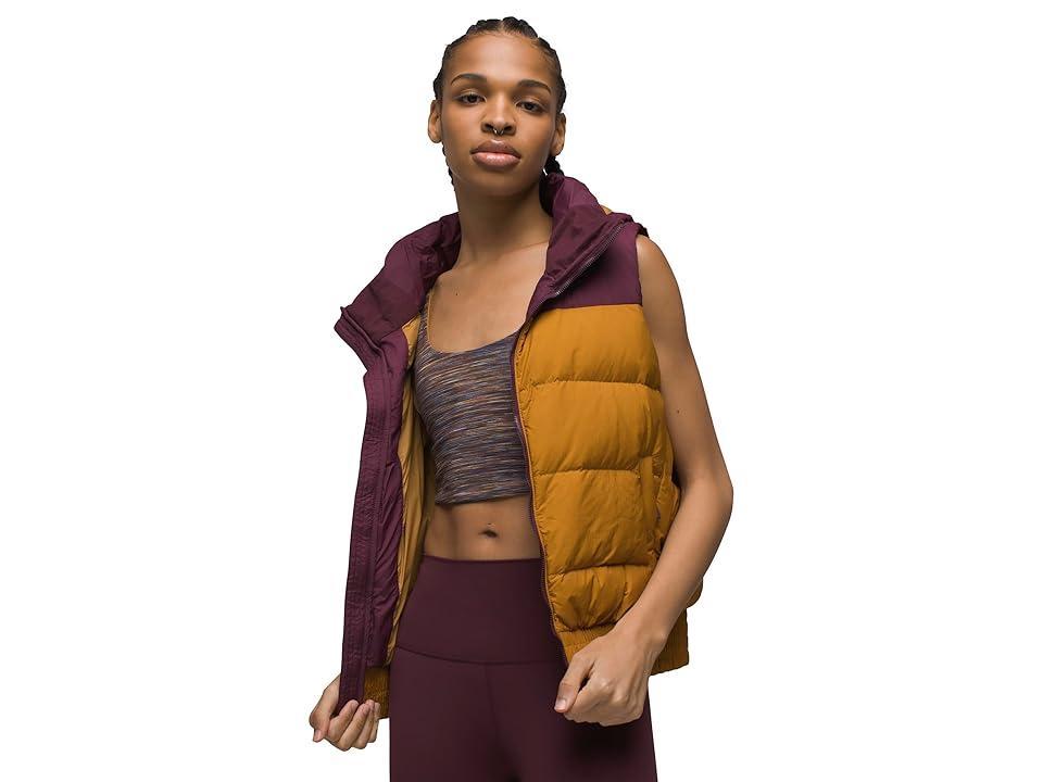 Prana Emerald Valley Vest (Mulberry Color-Block) Women's Clothing Product Image