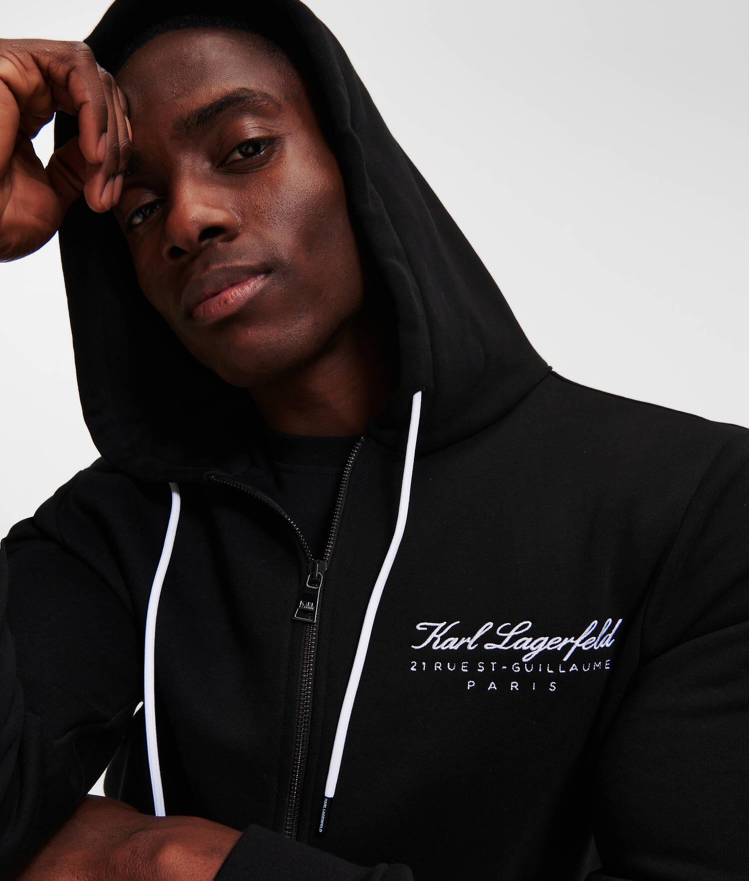 HOTEL KARL ZIP-UP LOUNGEWEAR HOODIE Product Image