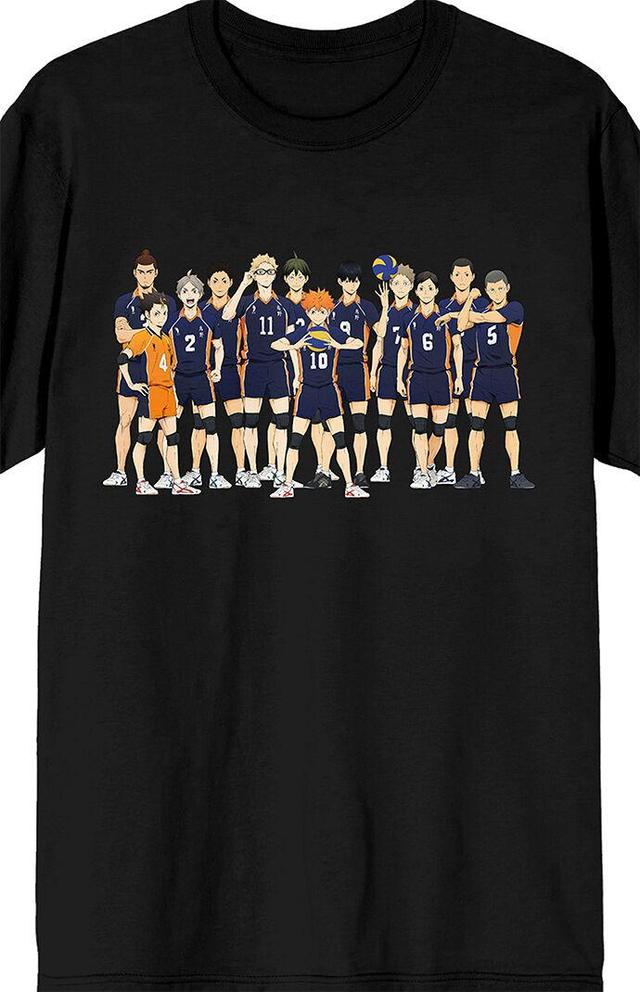 Bioworld Mens Haikyu Karasu Anime T-Shirt - Blackedium Product Image