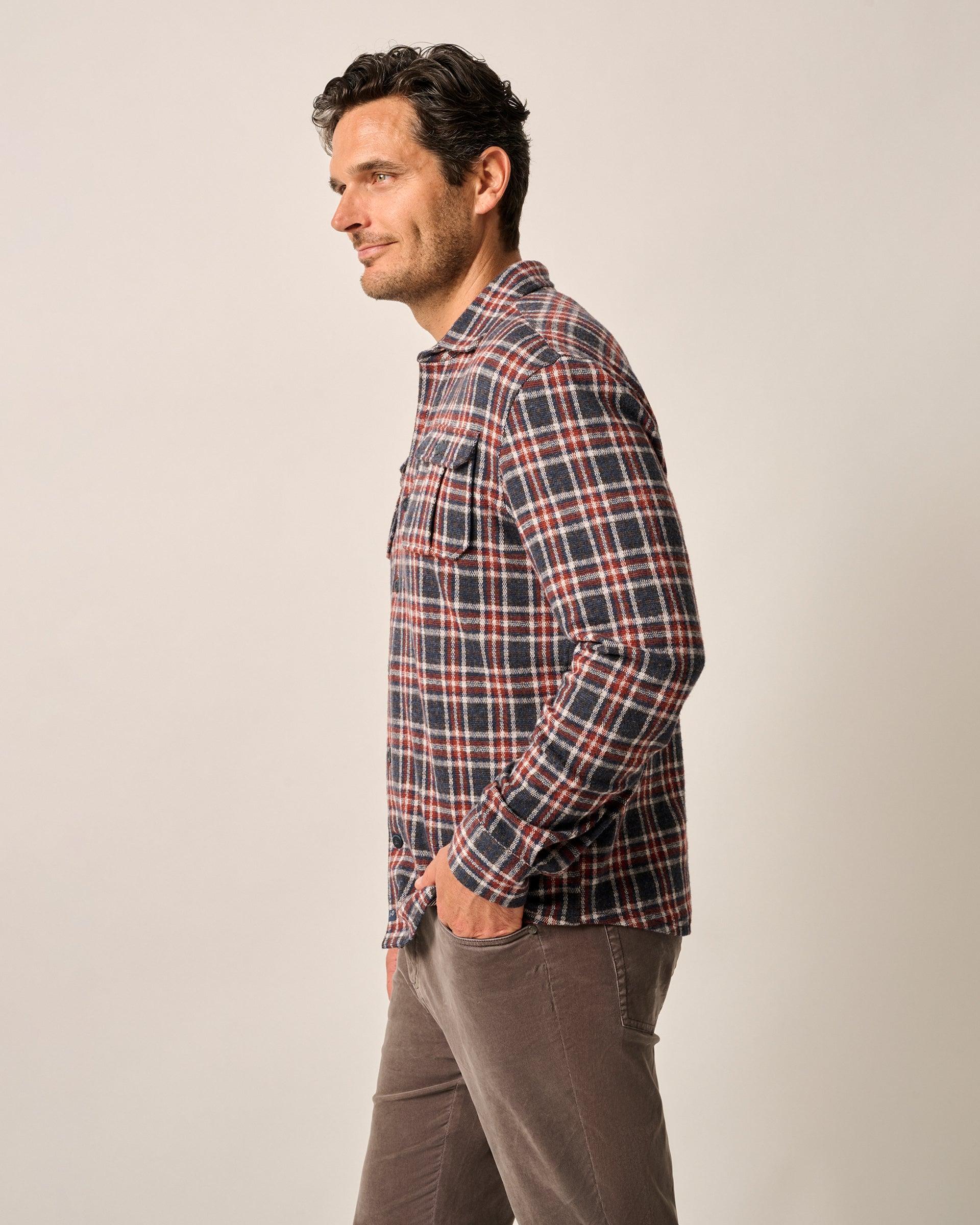 Jimmy Stretch Flannel Lodge Shirt Male Product Image