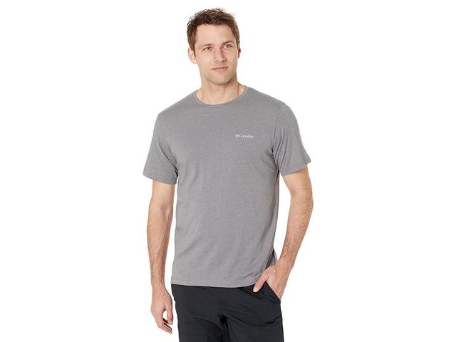 Mens Columbia Thistletown Hills Omni-Wick Performance Tee City Gray Grey Product Image