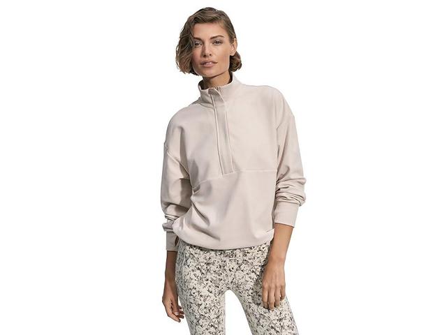 Varley Maida 1/2 Zip Midlayer (Mushroom Marl) Women's Sweatshirt Product Image