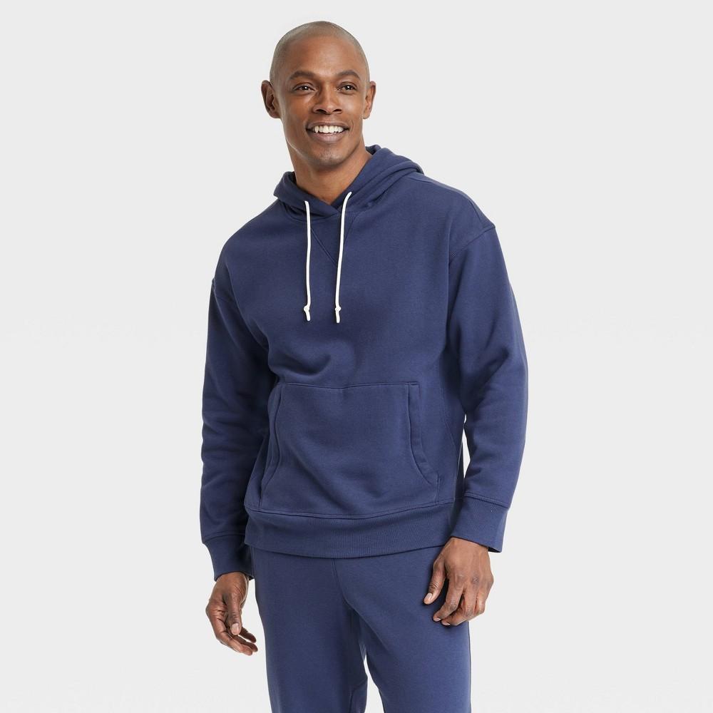 Mens Cotton Fleece Hooded Sweatshirt - All in Motion Product Image