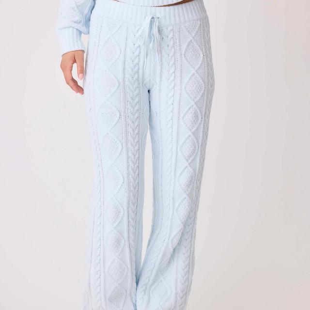 Chenille Cozy Cable Lounge Pant Product Image