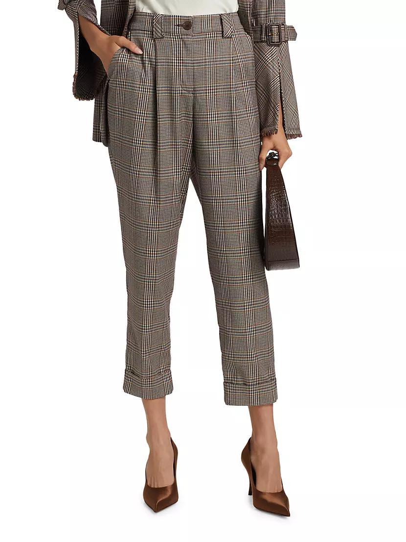 Ellen Plaid Pants Product Image