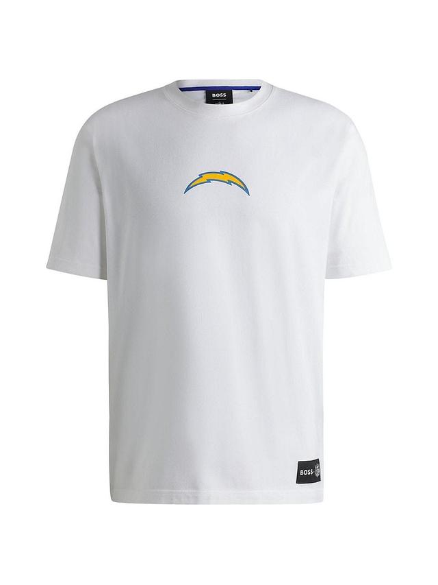 Mens BOSS x NFL Interlock-Cotton T-Shirt with Special Branding Product Image