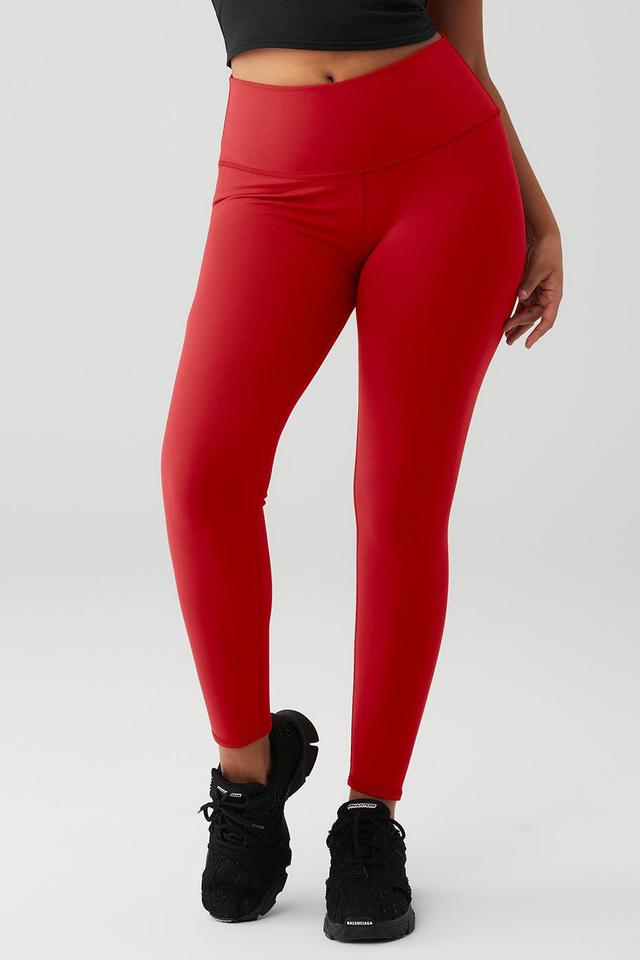 7/8 High-Waist Airbrush Legging - Classic Red Product Image