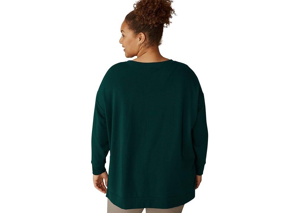 Beyond Yoga Plus Size Off Duty Pullover (Midnight ) Women's Clothing Product Image