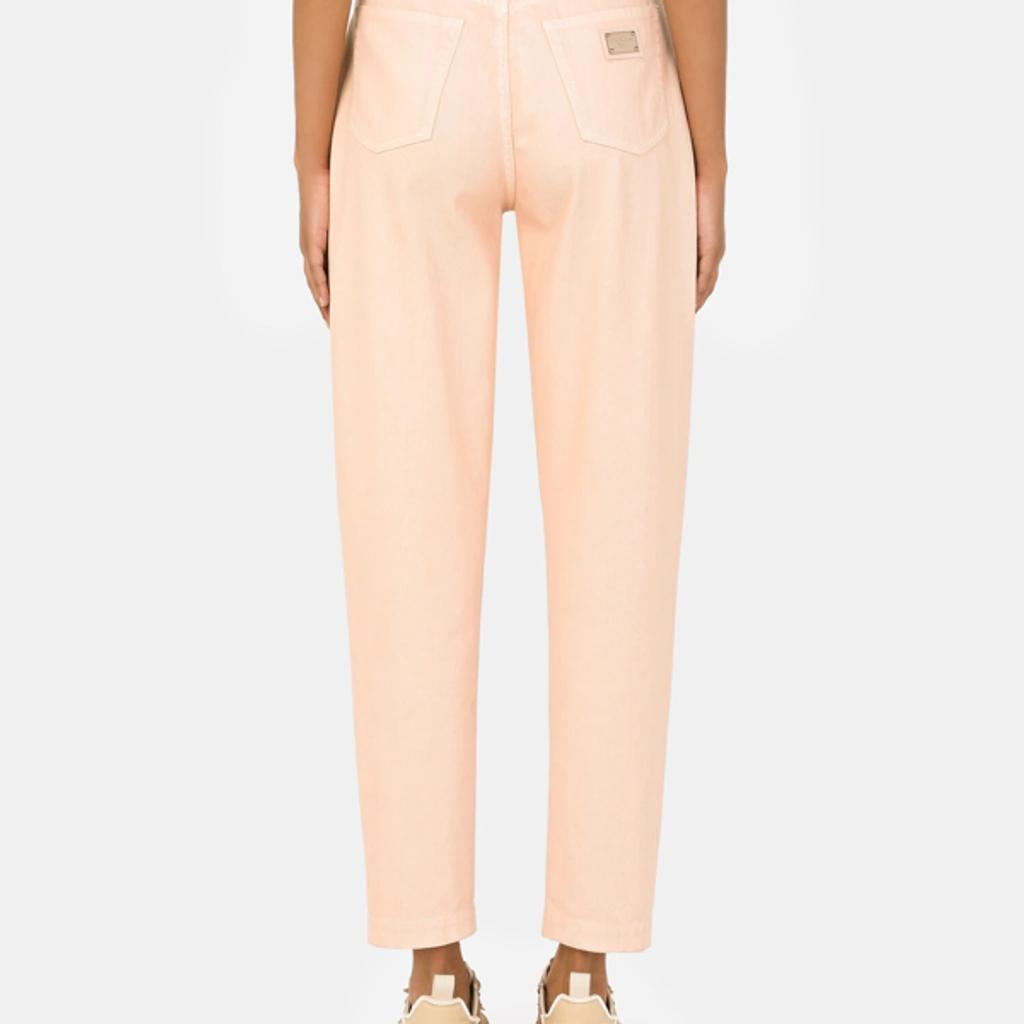 Frosted Denim Amber Jeans In Pink Product Image