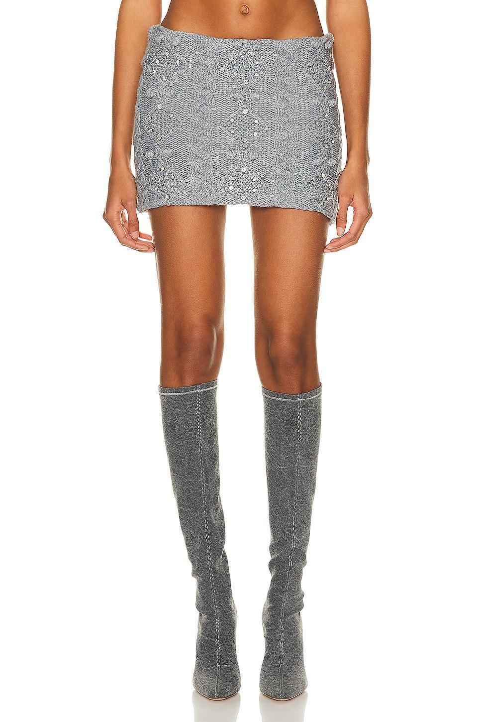 retrofete Brooke Skirt in Grey Product Image