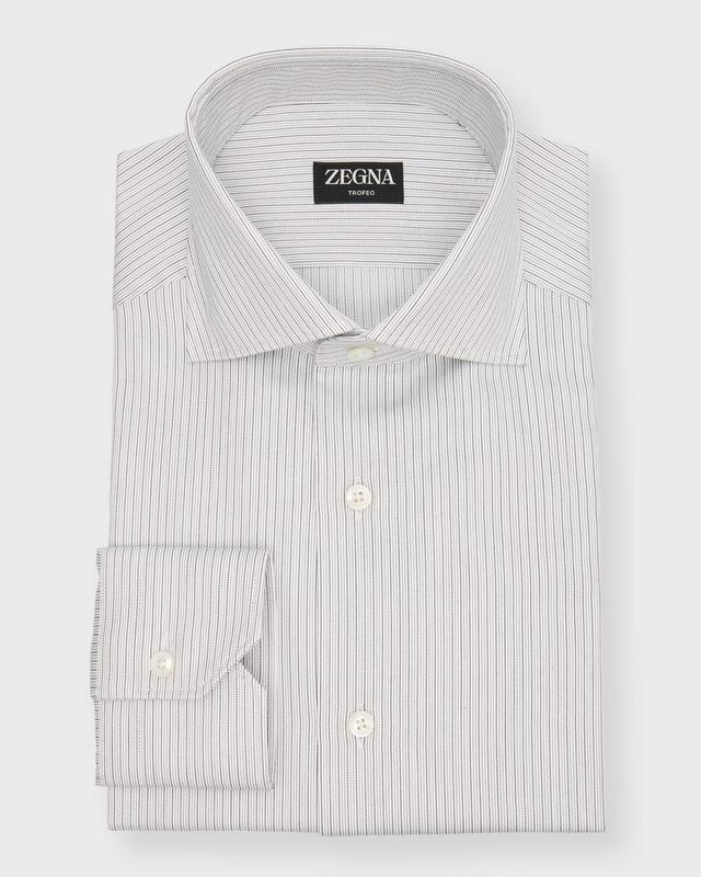 Mens Multi-Stripe Dress Shirt Product Image