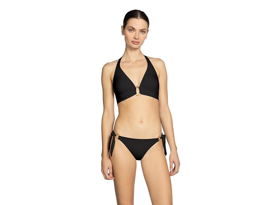 Womens Margot Raffia-Ring Bikini Bottom Product Image