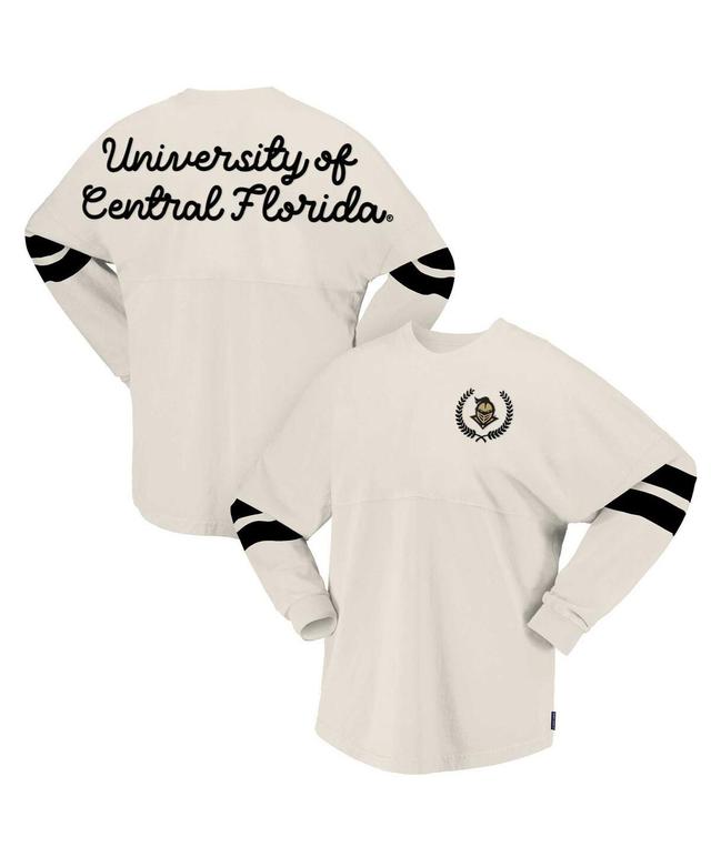 Womens Spirit Jersey Cream UCF Knights Oversized T-Shirt Product Image