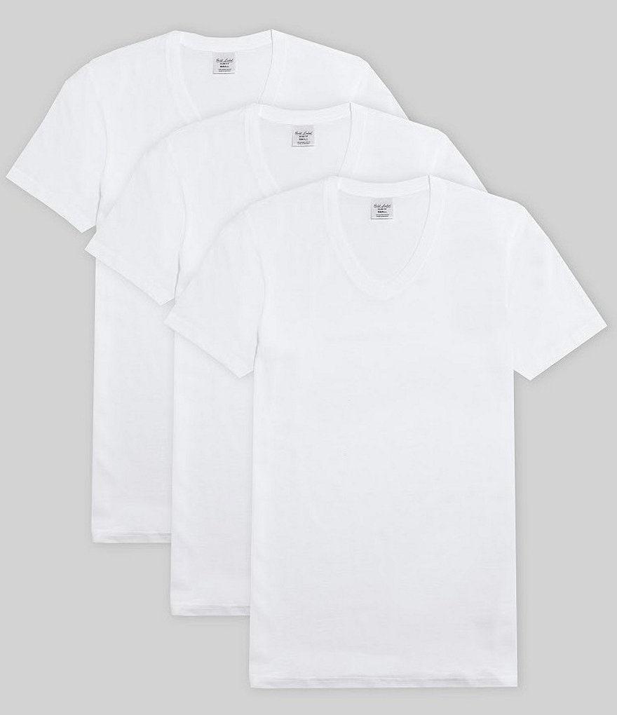 Gold Label Roundtree & Yorke Slim Fit V-Neck Undershirts 3-Pack Product Image