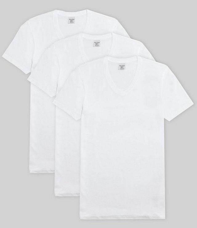 Gold Label Roundtree & Yorke Slim Fit V-Neck Undershirts 3-Pack Product Image