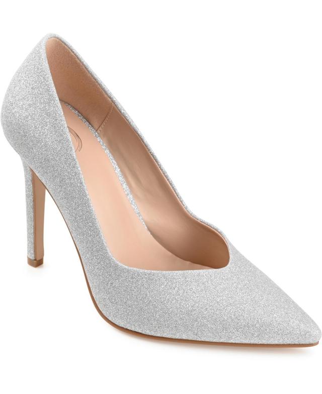 Journee Collection Womens Ninna Glitter Pumps Product Image