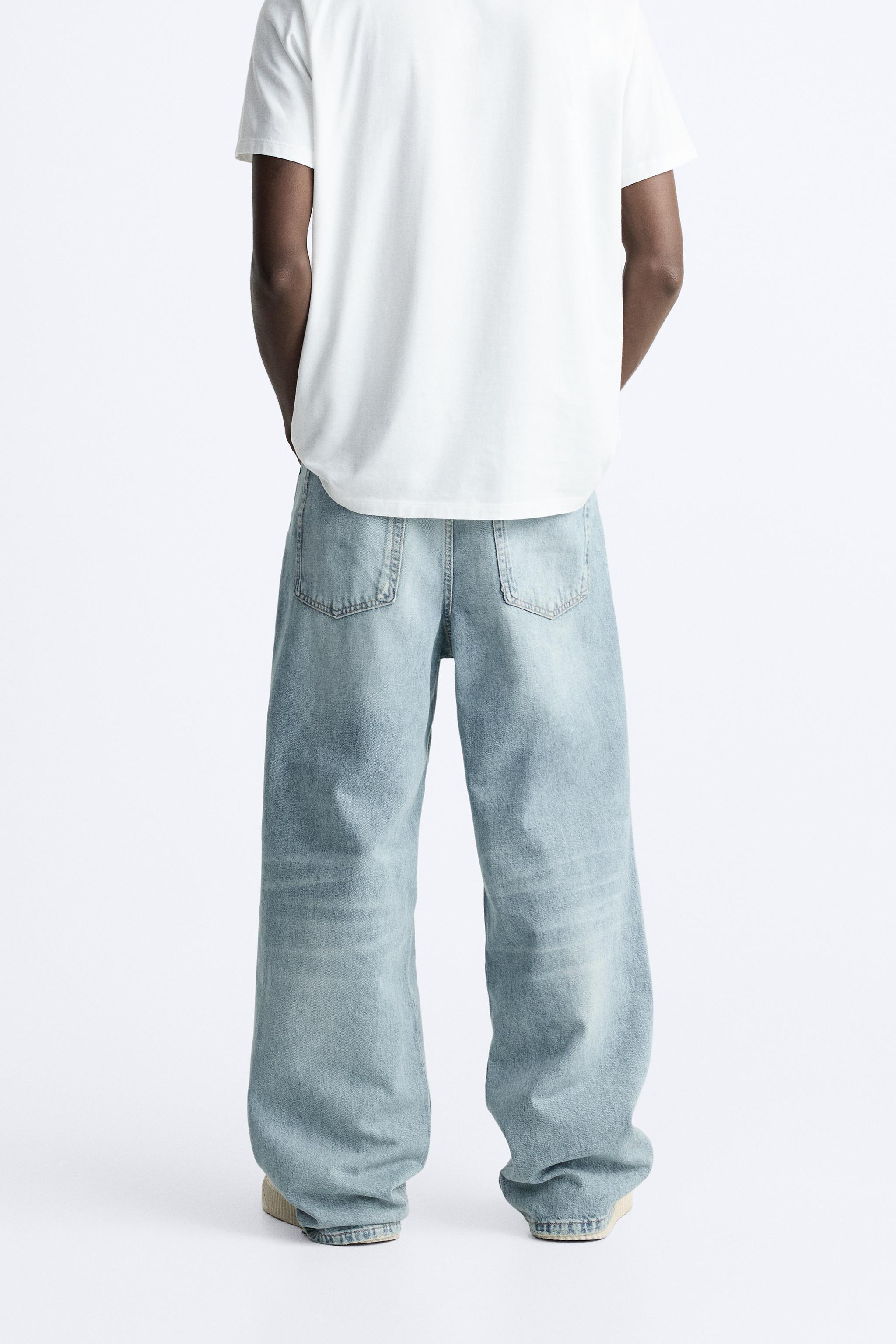 BAGGY BELTED JEANS Product Image