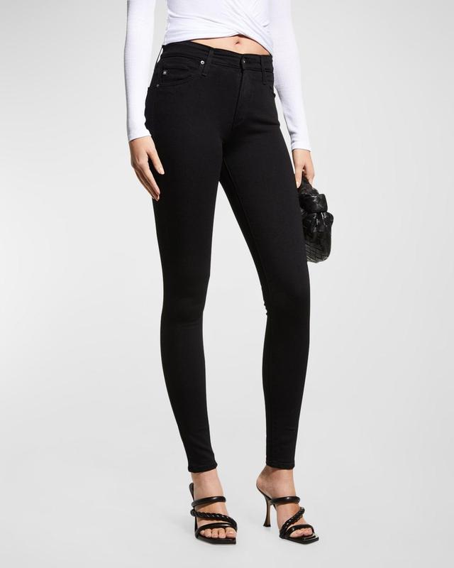 AG Jeans Farrah Skinny in Super Black (Super Black) Women's Jeans Product Image