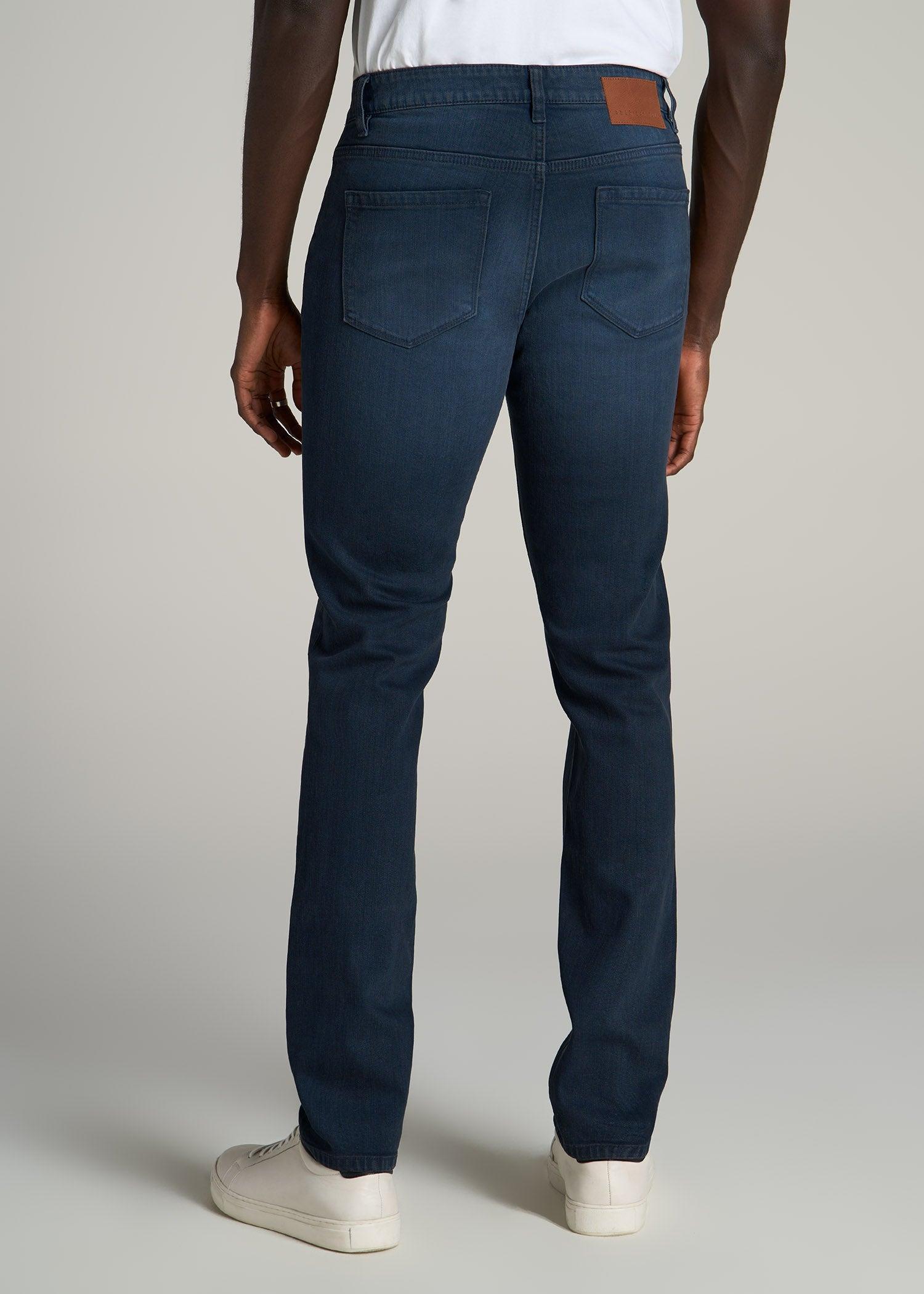 Dylan SLIM-FIT Jeans for Tall Men in Faded Blue Black Male Product Image