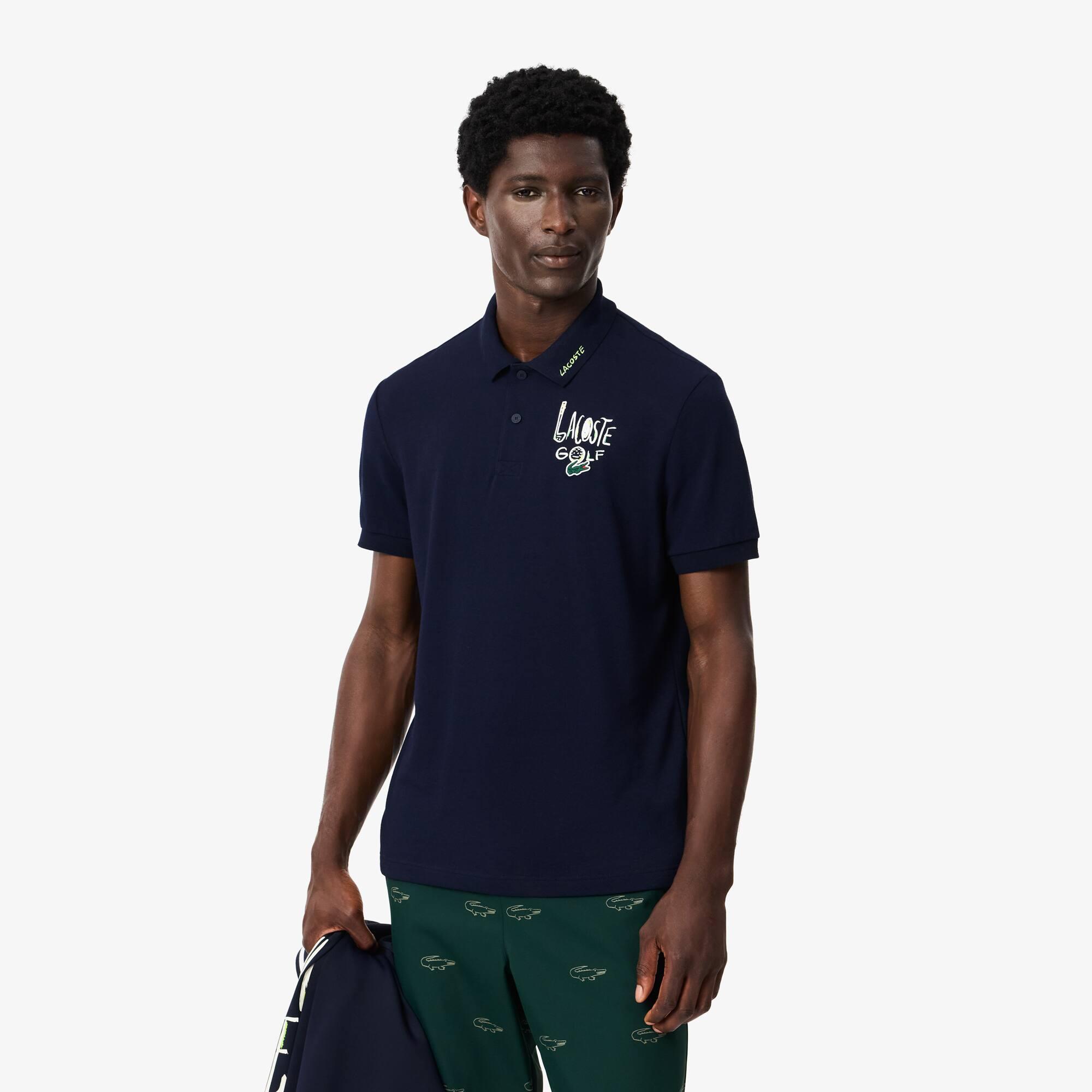 Classic Fit UV Protect Piqué Golf Polo Shirt Product Image