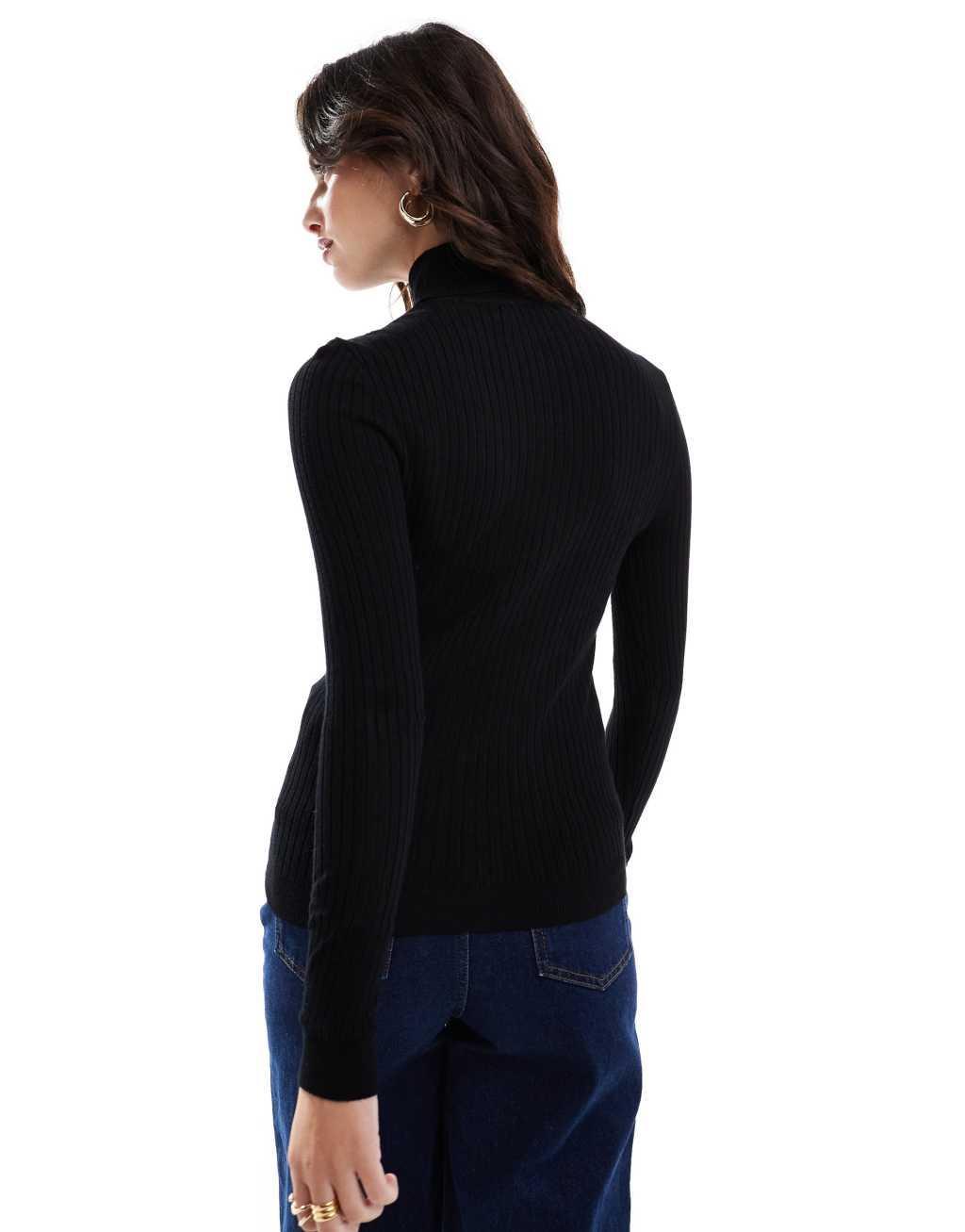 ONLY turtleneck sweater in black  Product Image