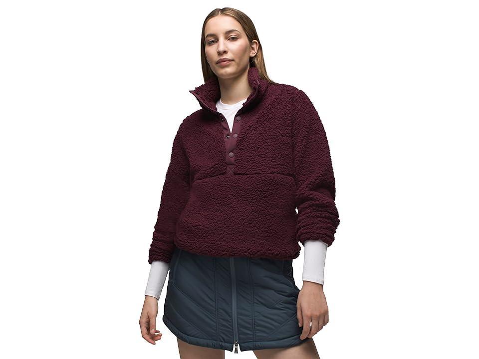 Prana Polar Escape Snap Up (Mulberry) Women's Clothing Product Image