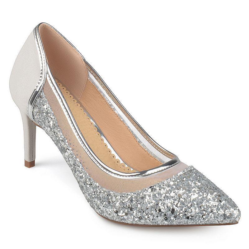 Journee Collection Kalani Womens High Heels Silver Product Image