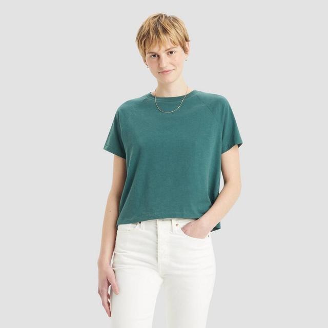 Levis Womens Short Sleeve Game Day T-Shirt - Bistro Green Product Image