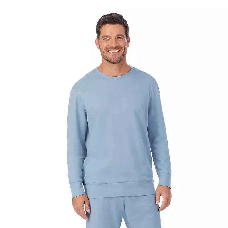 Mens Cuddl Duds Essentials Pajama Top Black Product Image