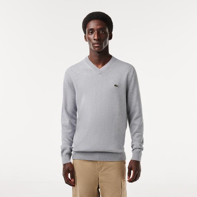 Men's V-Neck Organic Cotton Sweater Product Image