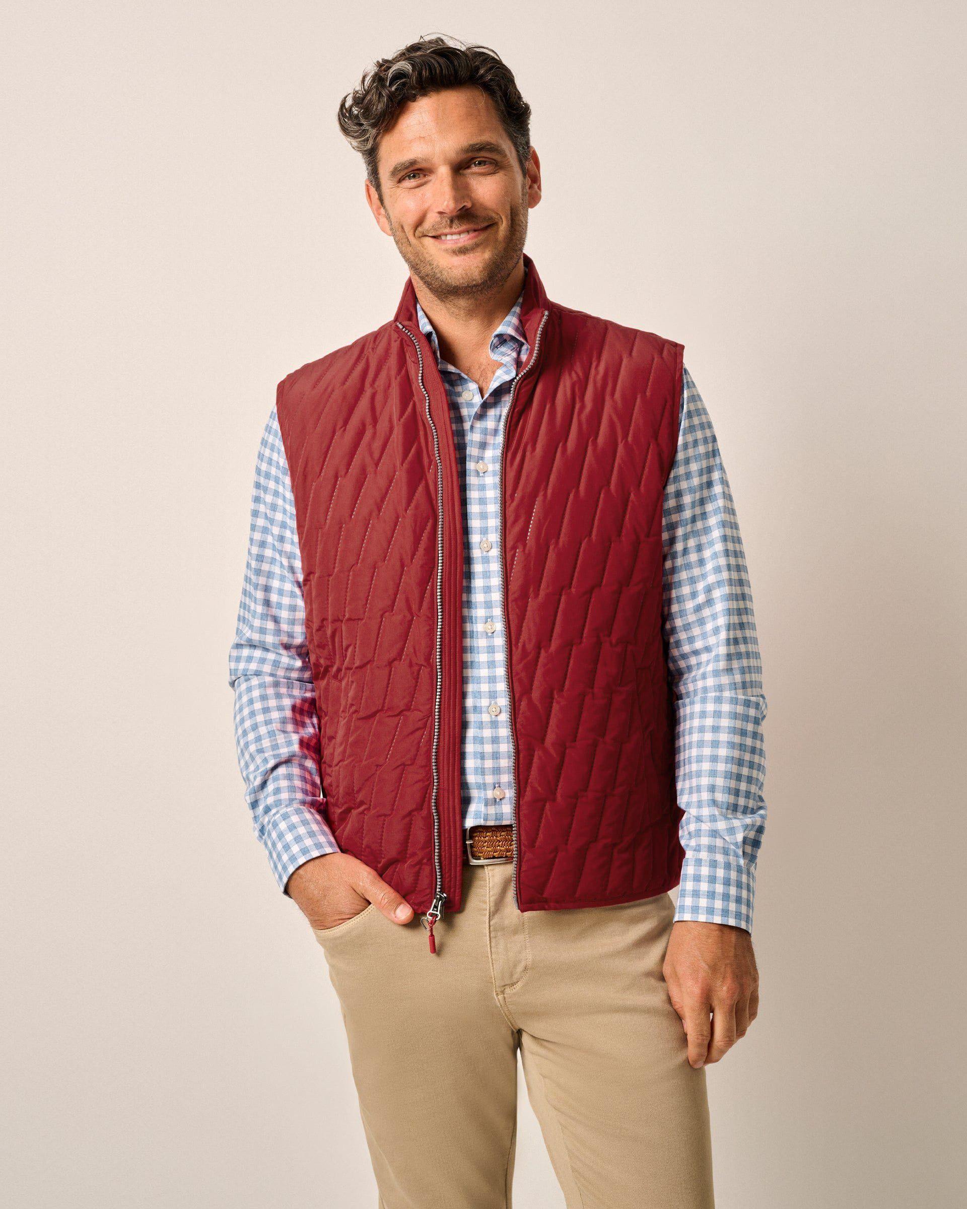 johnnie-O Belfry Quilted Puffer Vest Product Image