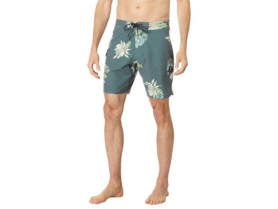 VISSLA Aloha Amigo 17.5 Boardshorts (Phantom) Men's Swimwear Product Image