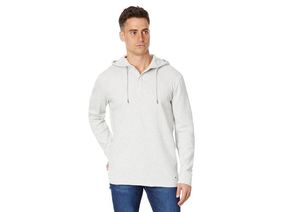 Quiksilver Thermal Pullover Hoodie Marble Heather) Men's Clothing Product Image