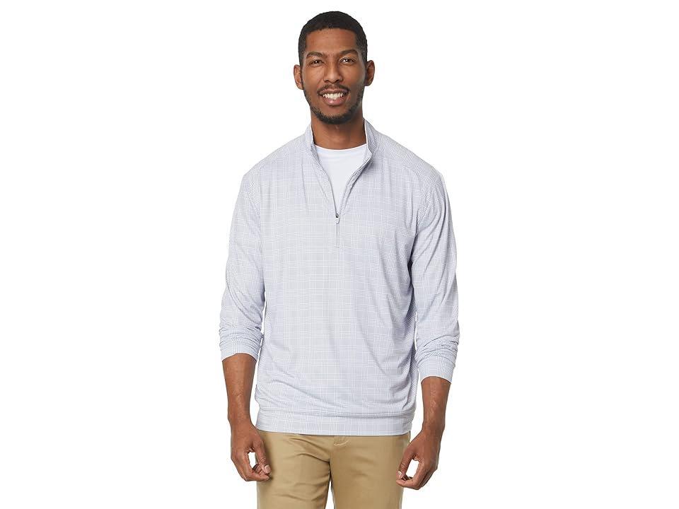 johnnie-O Justin Performance 1/4 Zip Pullover (Seal) Men's Clothing Product Image