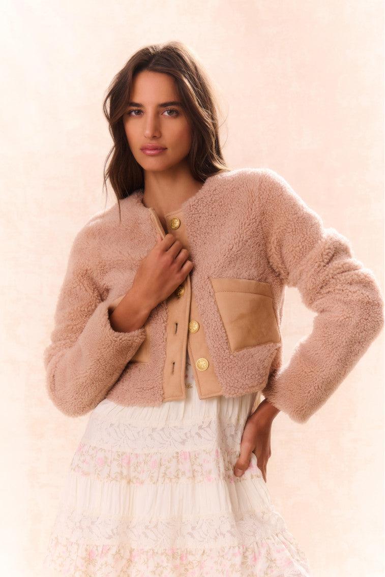 Lully Faux Shearling Jacket Product Image