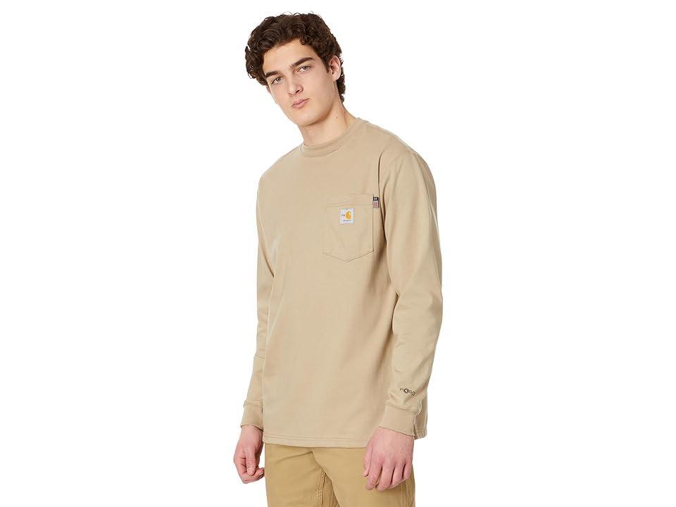 Carhartt Flame-Resistant (FR) Force Cotton Long Sleeve T-Shirt Men's T Shirt Product Image