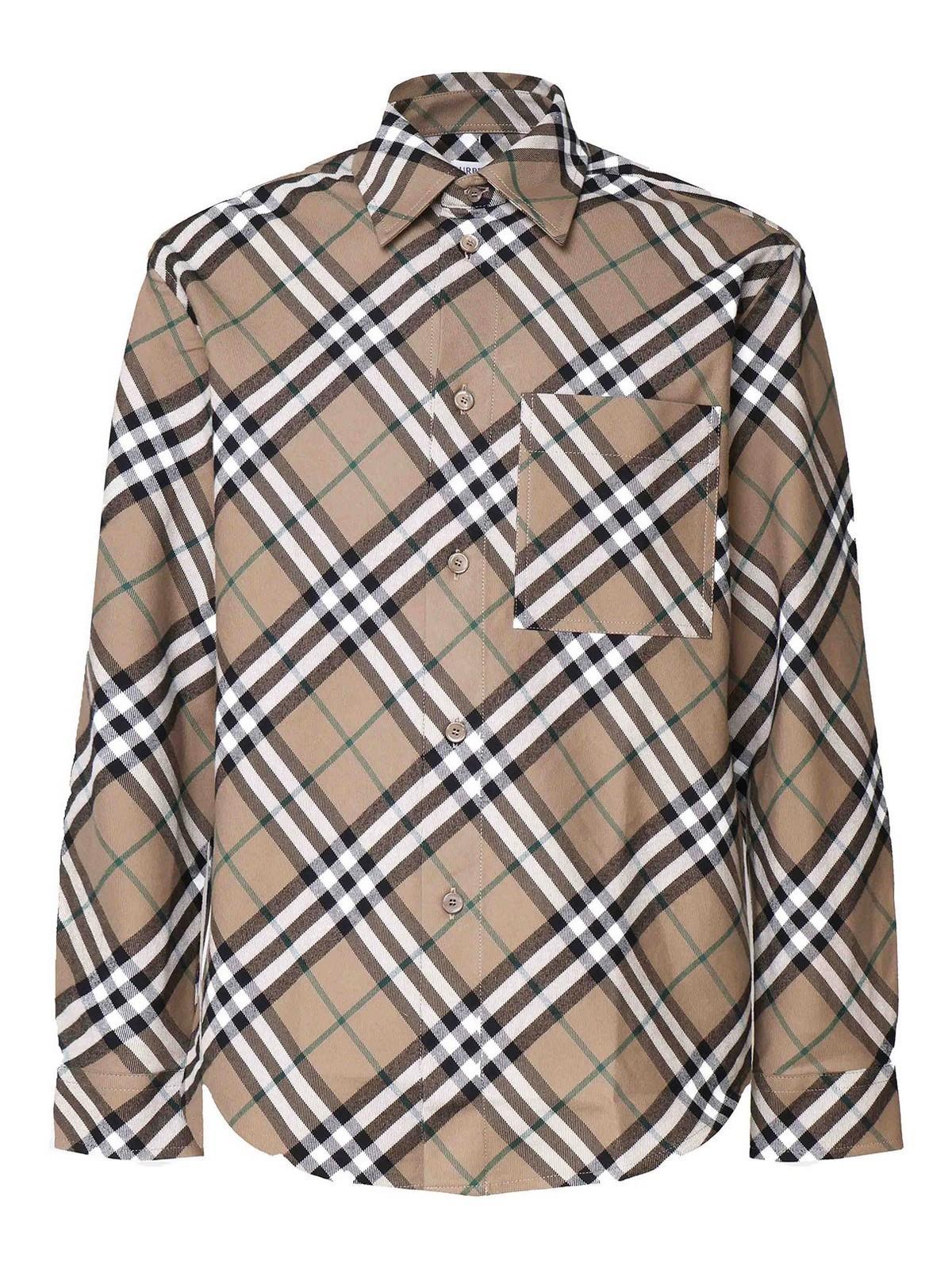 BURBERRY Shirts In Beige Product Image