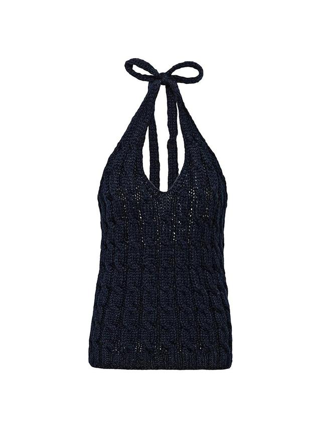 Womens Wool Halter Top Product Image