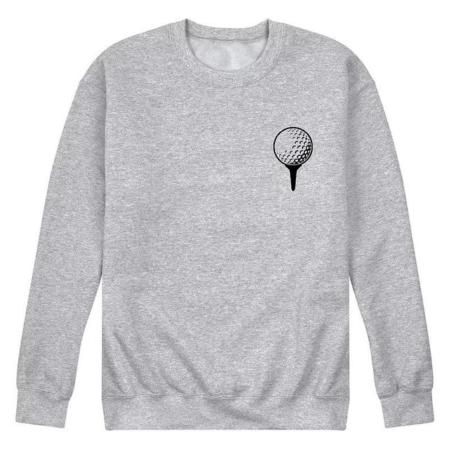 Mens Golf Ball Tee on Tee Fleece Sweatshirt Product Image