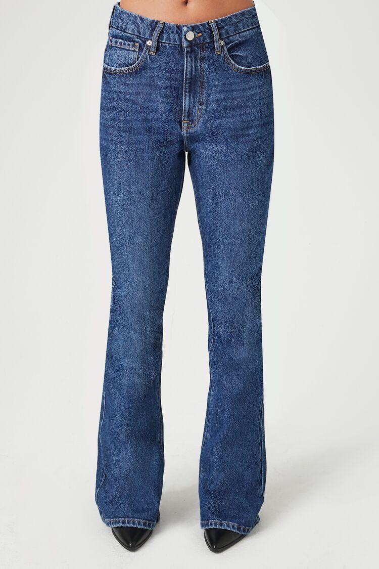 Curvy Mid-Rise Flare Jeans | Forever 21 Product Image