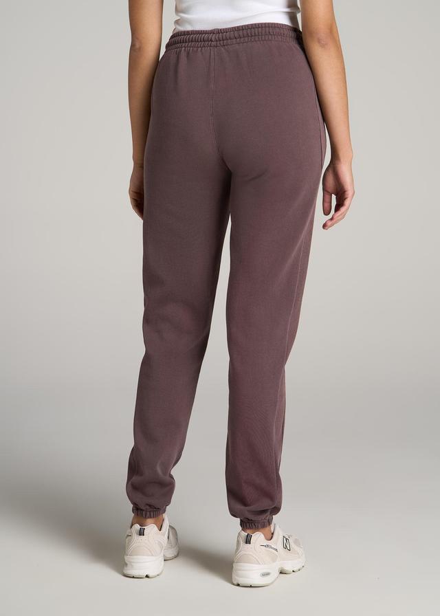 Wearever Fleece Regular Fit Women's Tall Sweatpants in Dusty Merlot Product Image