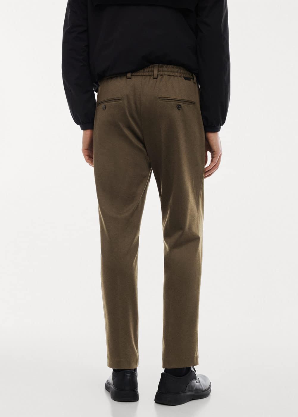 MANGO MAN - Crease-resistant slim-fit pants khakiMen Product Image