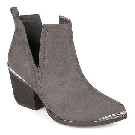 Journee Collection Issla Womens Ankle Boots Med Grey Product Image