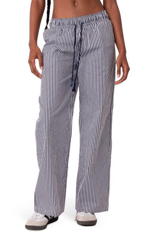 EDIKTED Seaside Stripe Wide Leg Drawstring Pants product image