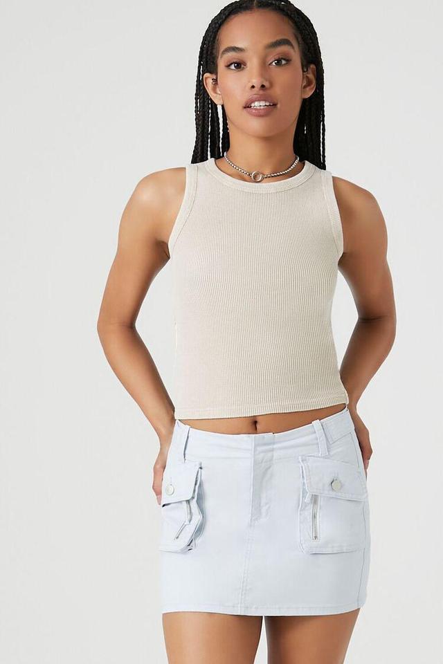 Twill Cargo Mini Skirt | Forever 21 Product Image