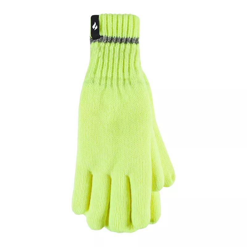 Mens Heat Holders Heatweaver Lined Reflective Stripe Gloves with Grippers Product Image